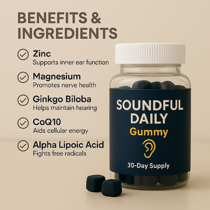 Soundful Daily Gummy™️ - Prevent Hearing Decline